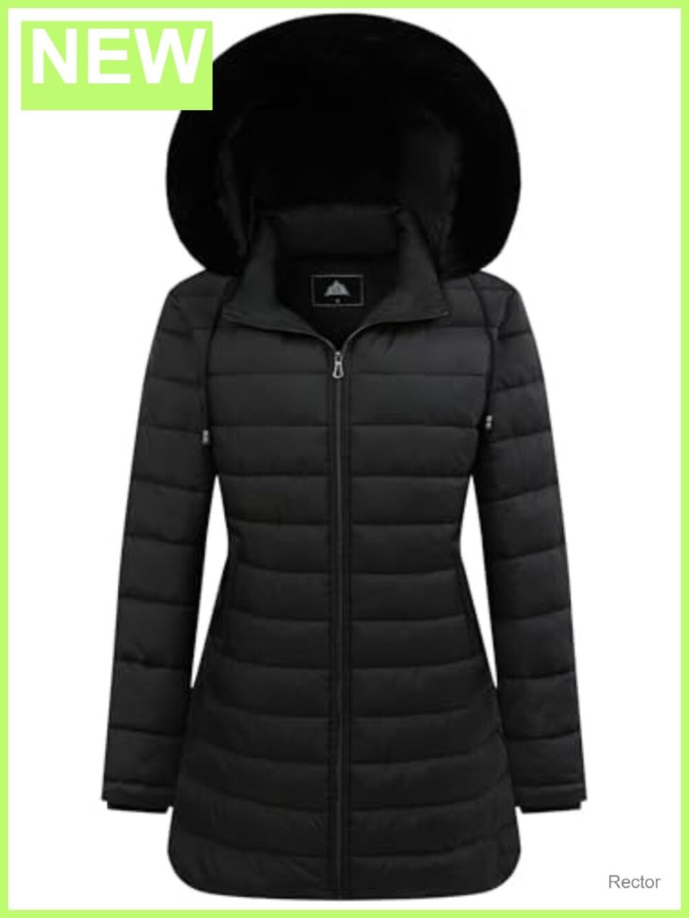 Women's Waterproof Long Hooded Down Jacket Insulated Winter Coat
